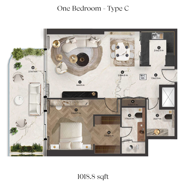 1BR-Type-C