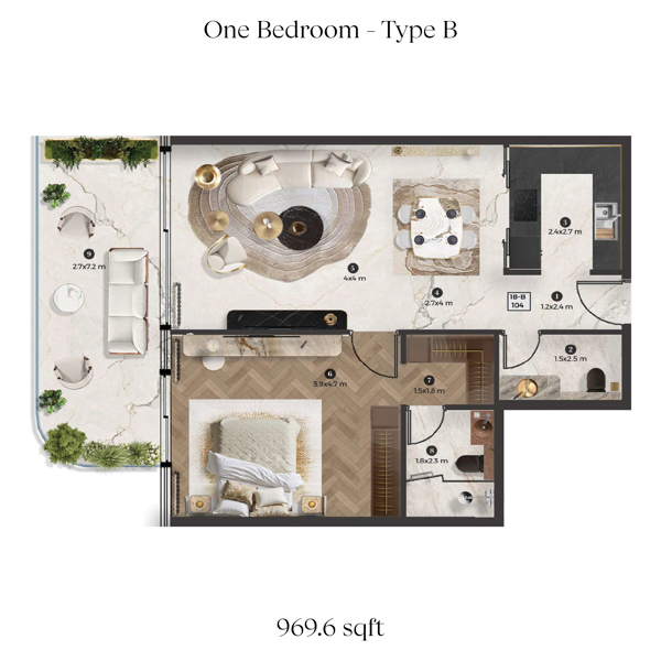 1BR-Type-B