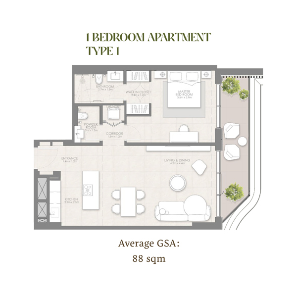 1BR-Type-1