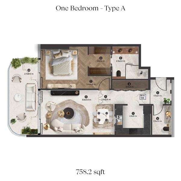 1BR-Type-A