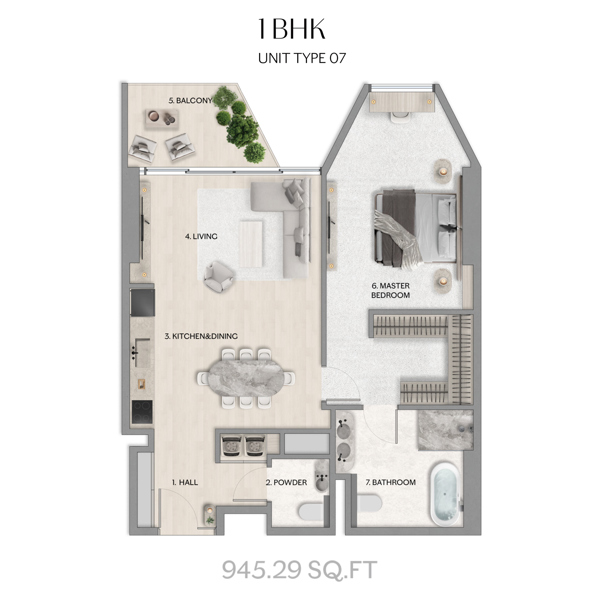 1BR-Unit-Type-7