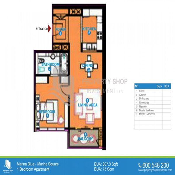 1 Beds