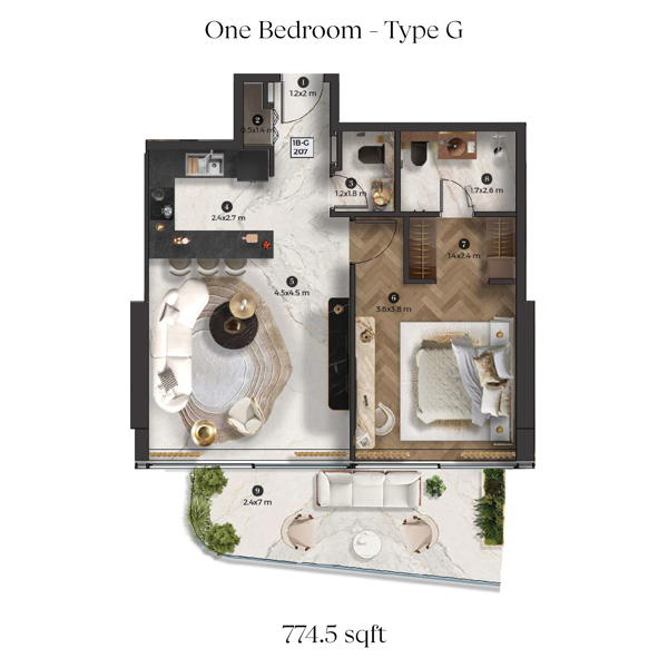 1BR-Type-G