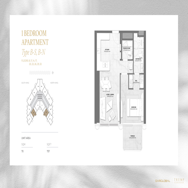 1BR-Apt-Type-B-S,B-N