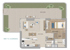 Floor plan of  Fahid Beach House