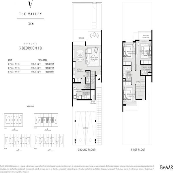 3 Beds