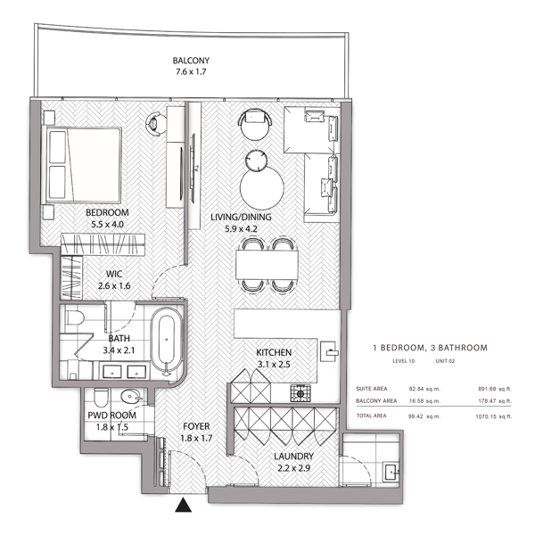 1BR