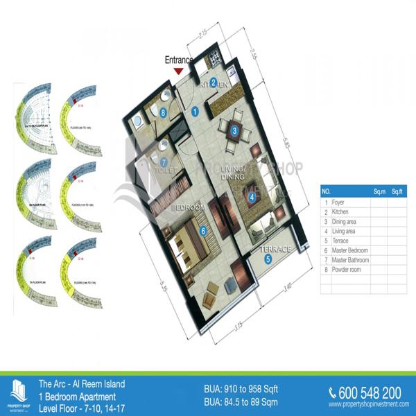 1 Beds