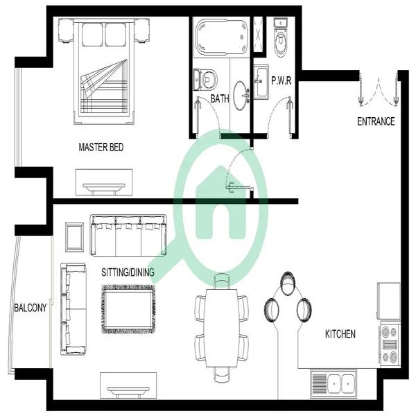 1 Beds